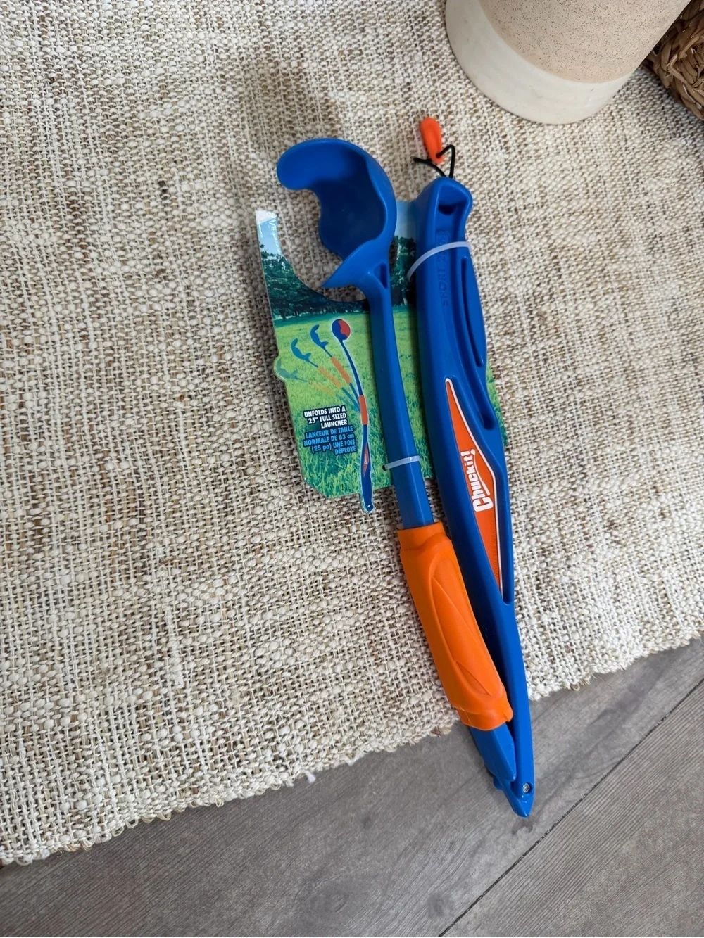 New Chuckit! Dog Toy Ball Launcher - Blue & Orange